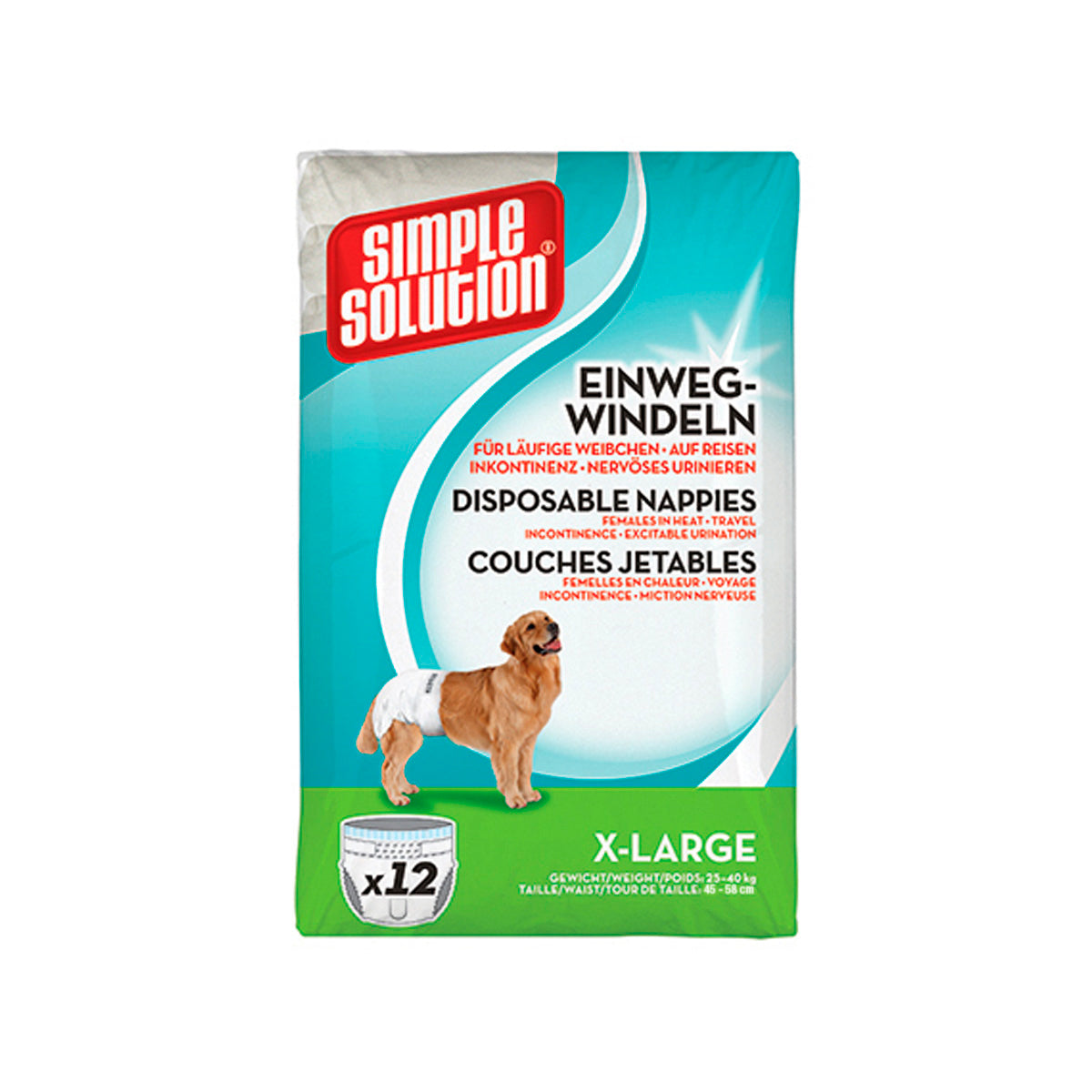 COUCHES JETABLES "XL" 12 PCES SIMPL