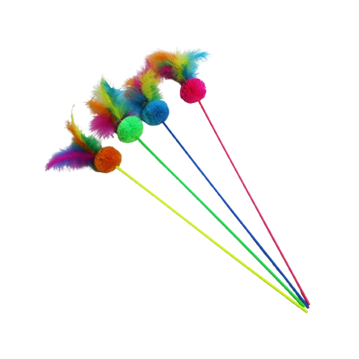 BUBIMEX ANGELRUTE MIT FEDER 58CM 4 FARBEN