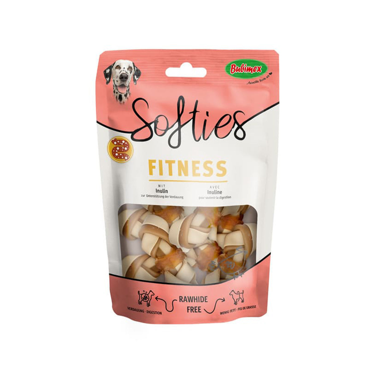 BUBIMEX SOFTIES FITNESS MIT HÜHNCHEN 8 STK. / 120 G