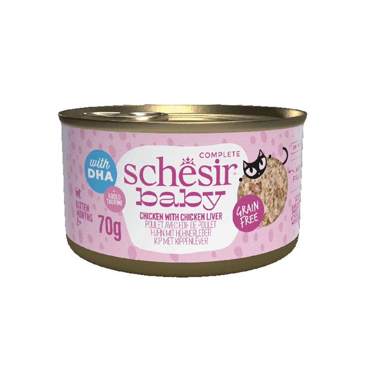 SCHESIR BABY FILET EN BOUILLON BOITE 70G POULET