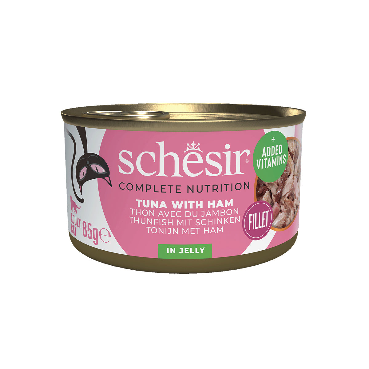 SCHESIR GELEE 12 X 85 G THON AVEC JAMBON