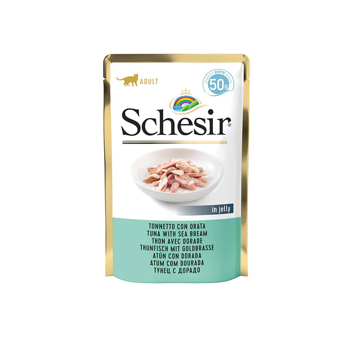 SCHESIR 50 G THUNFISCH MIT GOLDBRASSE