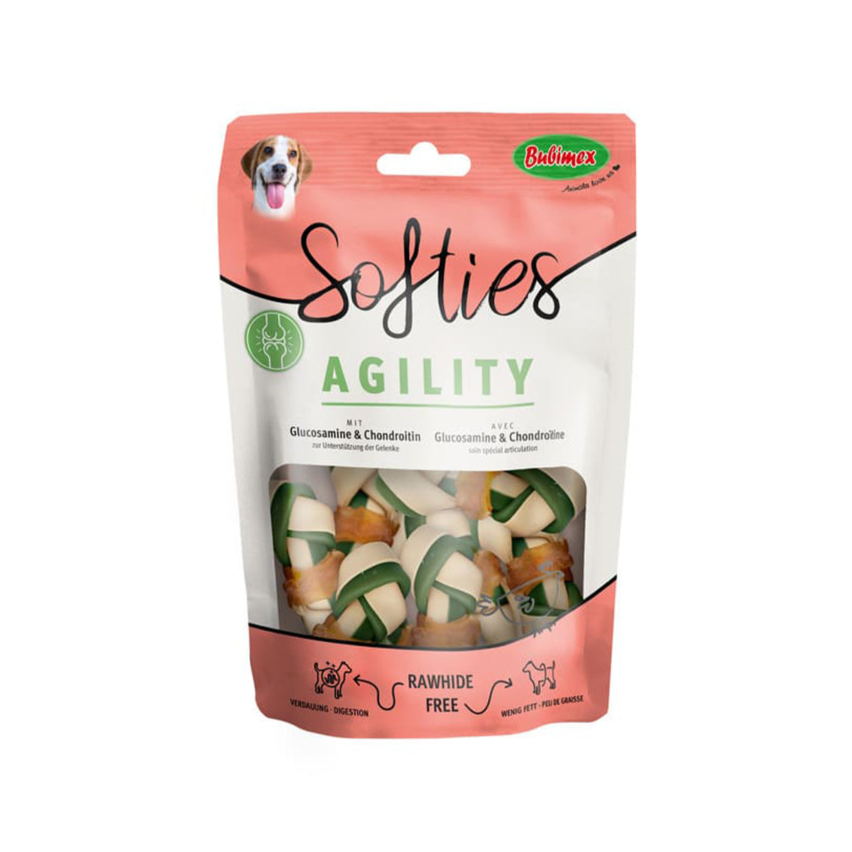 BUBIMEX SOFTIES AGILITY MIT HUHN 8 STK. / 120 G
