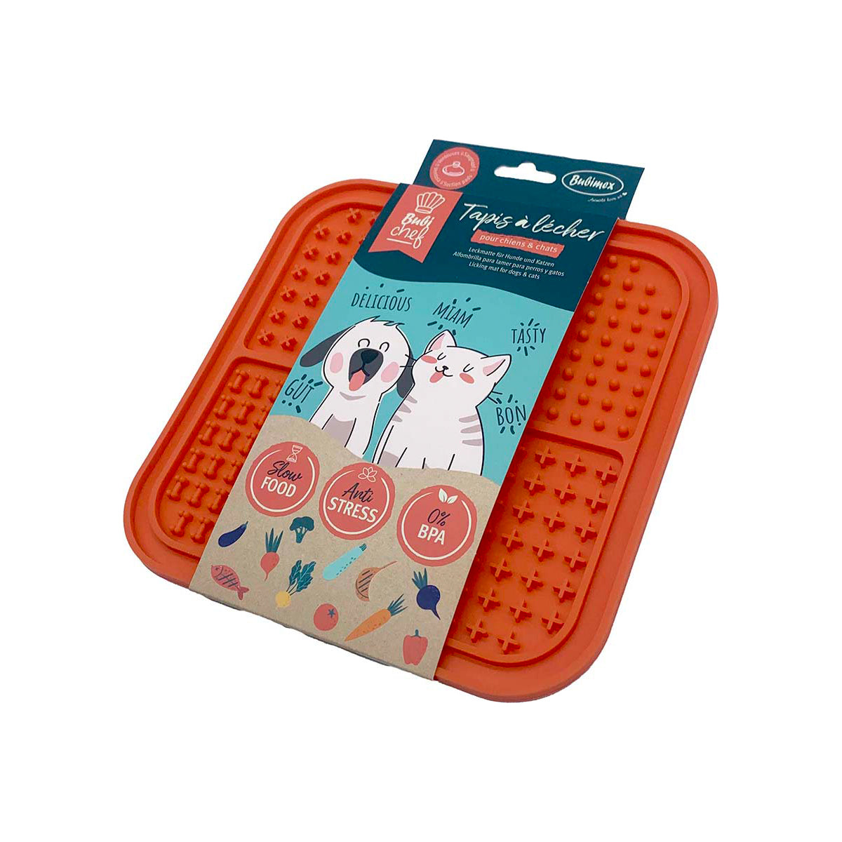 BUBICHEF LICKFOUR LECKMATTE, ORANGE