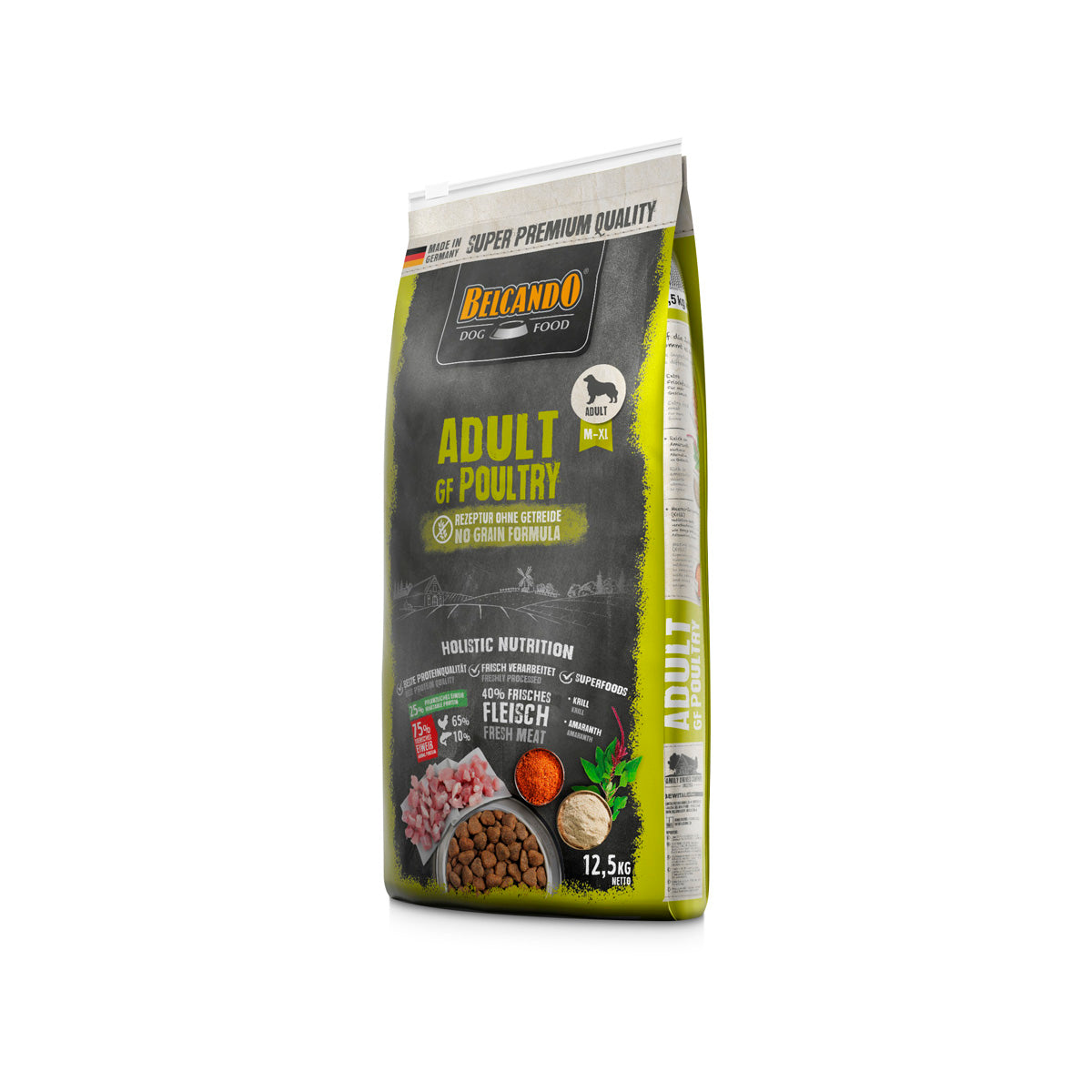 ADULT GF POULTRY 12.5 KG BELCANDO