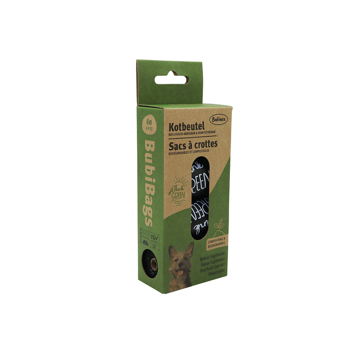 SACS A CROTTES, COMPOSTABLES, 4X15 SACS