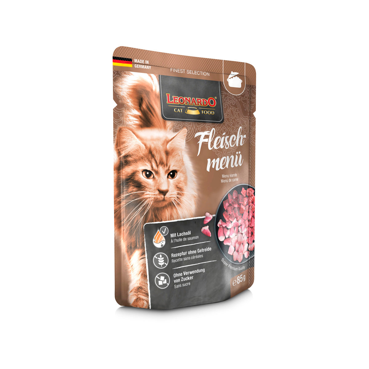 BEUTEL LEONARDO 85 G FLEISCH