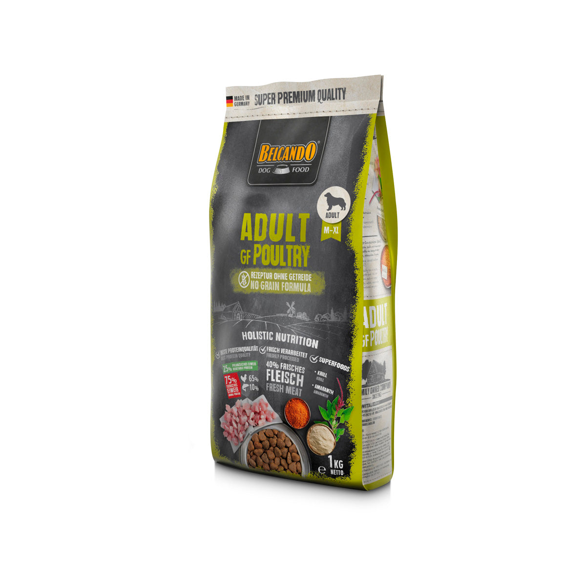 ADULT GF POULTRY 1 KG BELCANDO