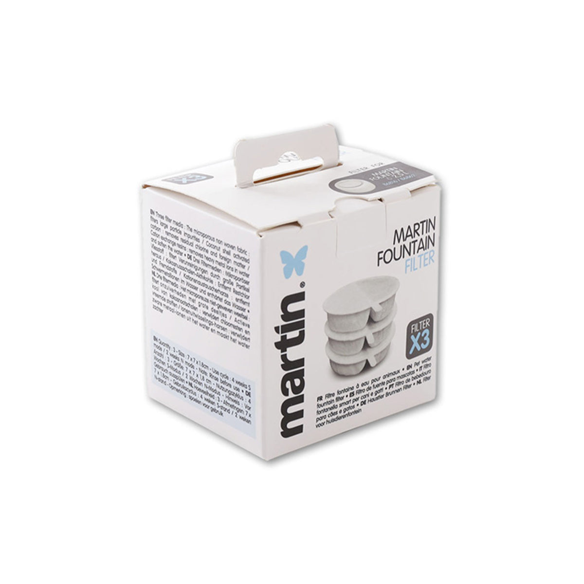 FILTRES UNIVERSELS POUR FONTAINE MS SMART 2.5 L - PACK DE 3 PCS