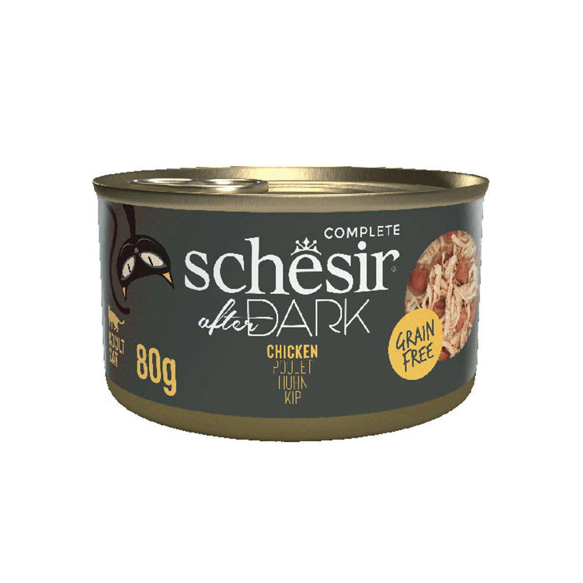 SCHESIR AFTER DARK FILET IN BOUILLON DOSEN 80G HUHN