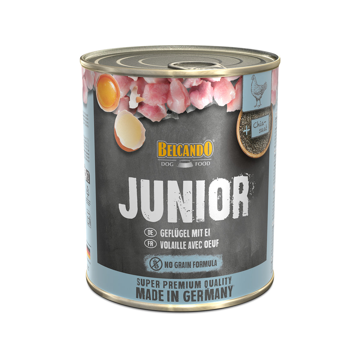 DOSE BELCANDO 800 G JUNIOR GEFLUEGEL MIT EI