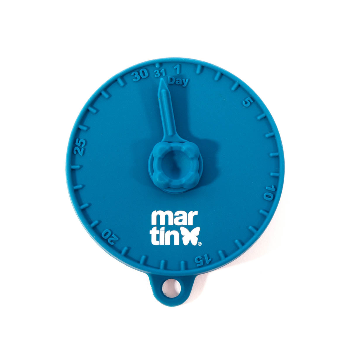 Martinsdosendeckel, 10 cm, blau, Silikon
