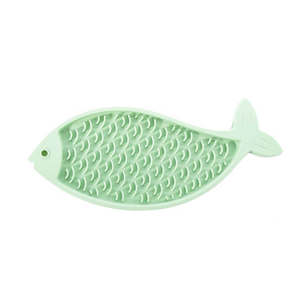 Martin Fisch Leckmatte 29cm grün Silikon