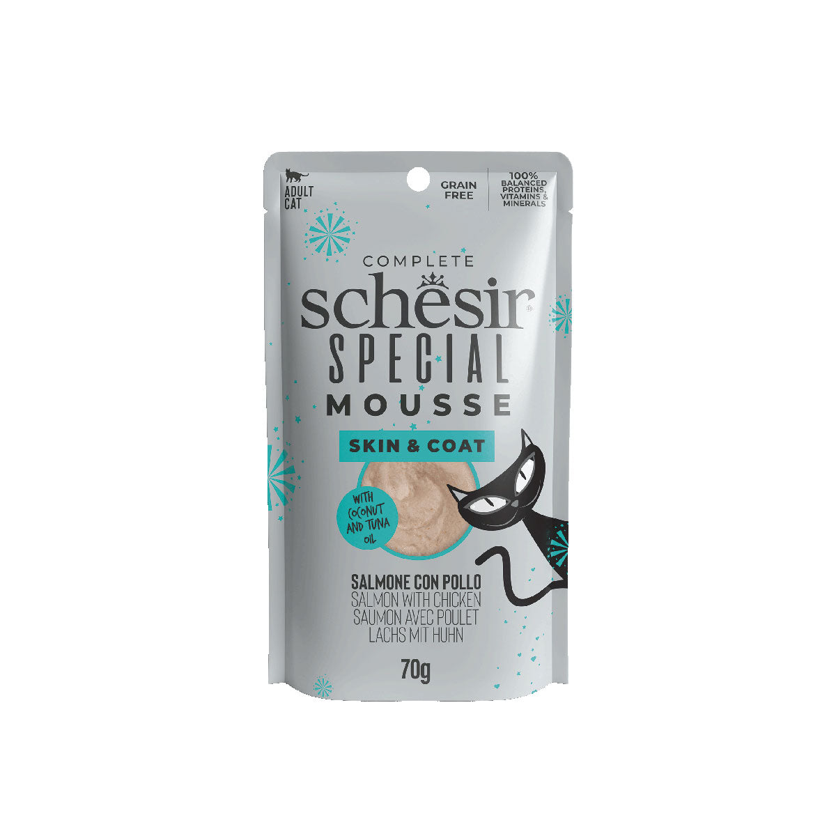 SCHESIR SPECIAL NEEDS MOUSSE SACHET 70G SKIN & COAT