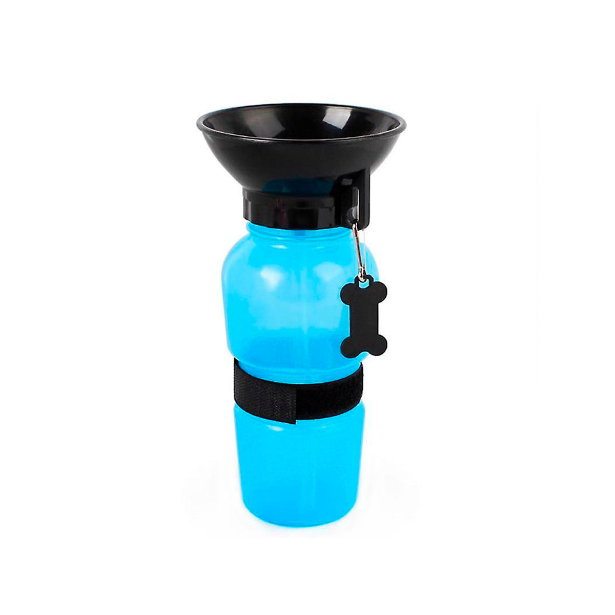 BLAUE TRINKFLASCHE MIT NAPF