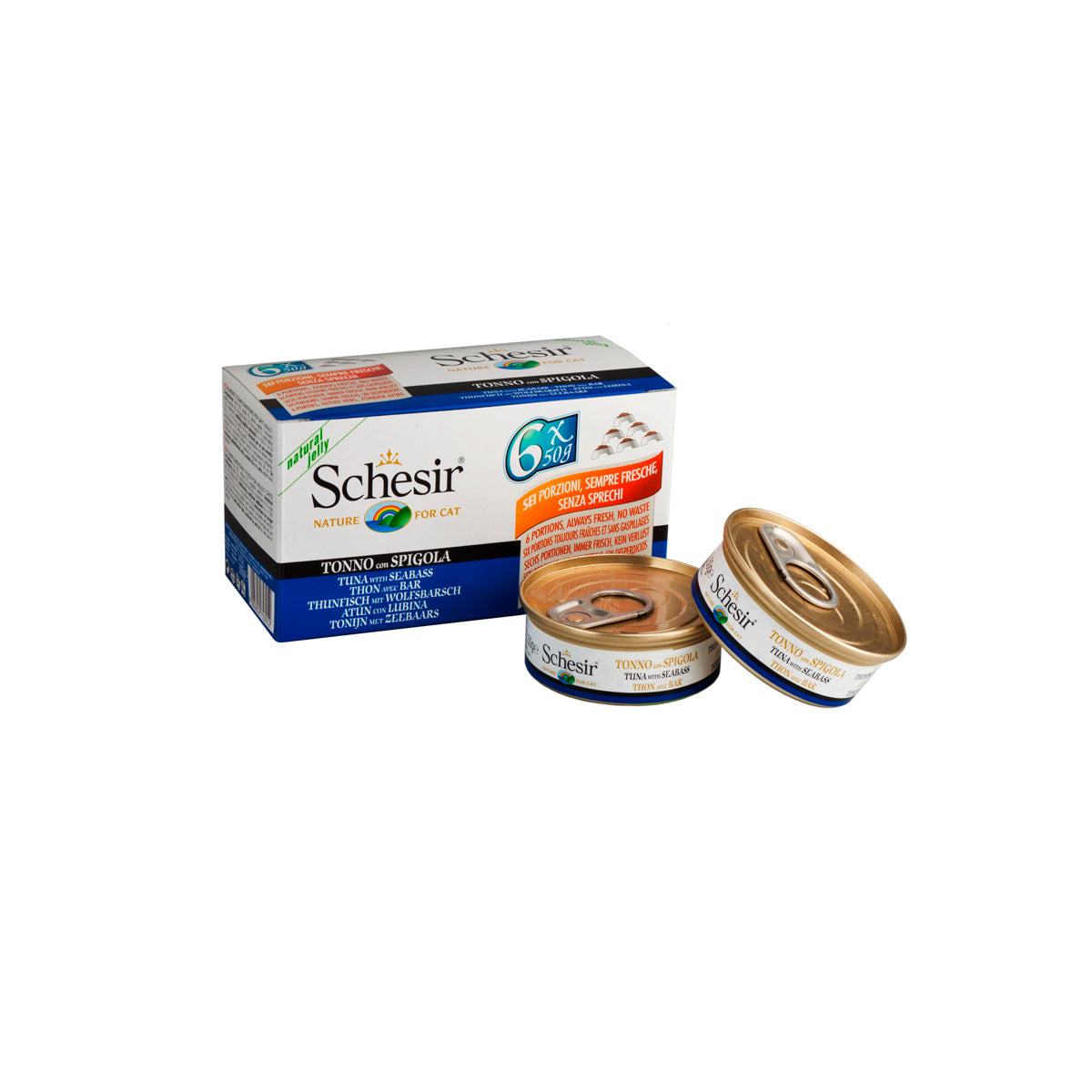 BOITES SCHESIR CHAT 50 G THON ET BAR