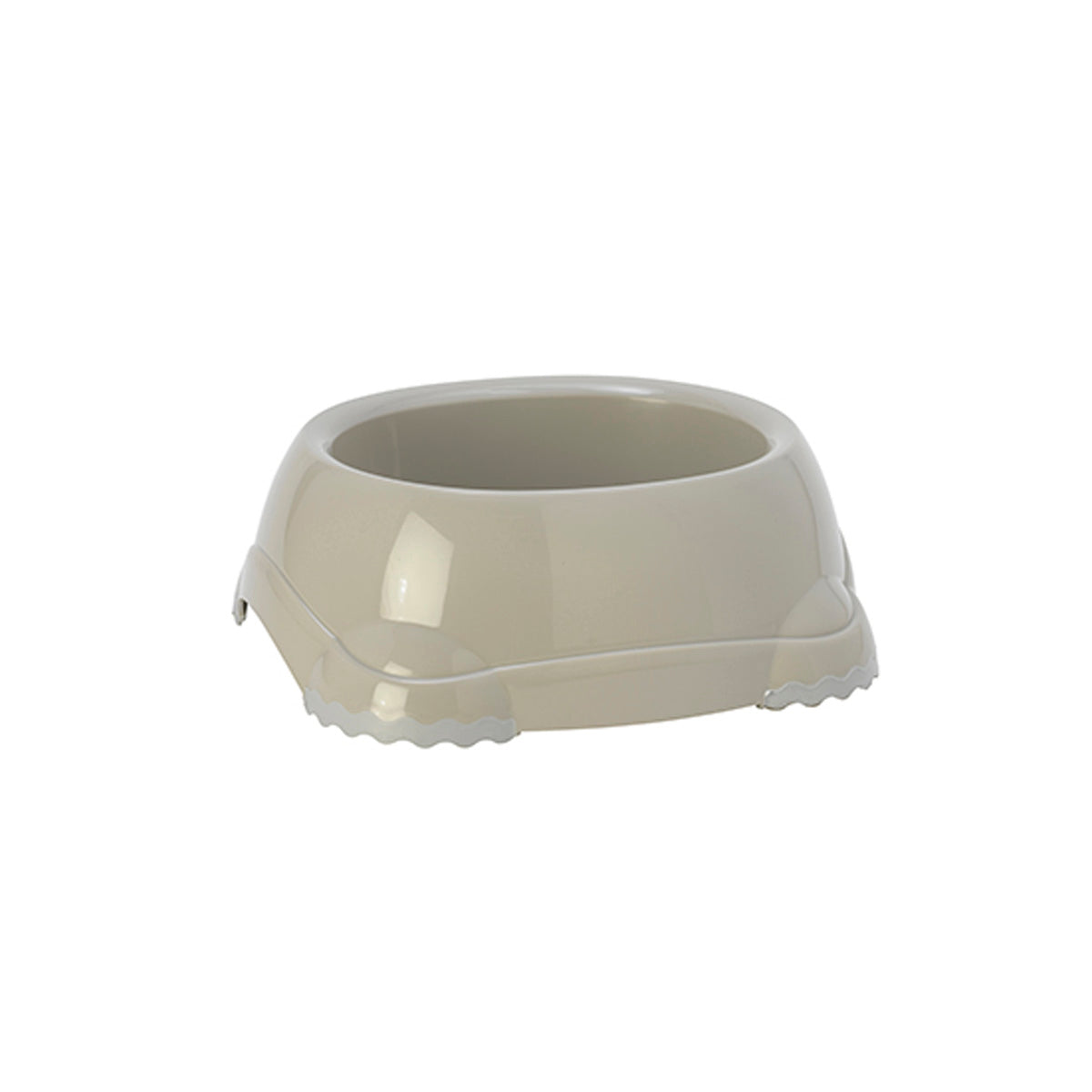 SMARTY BOWL CAT WARM GREY