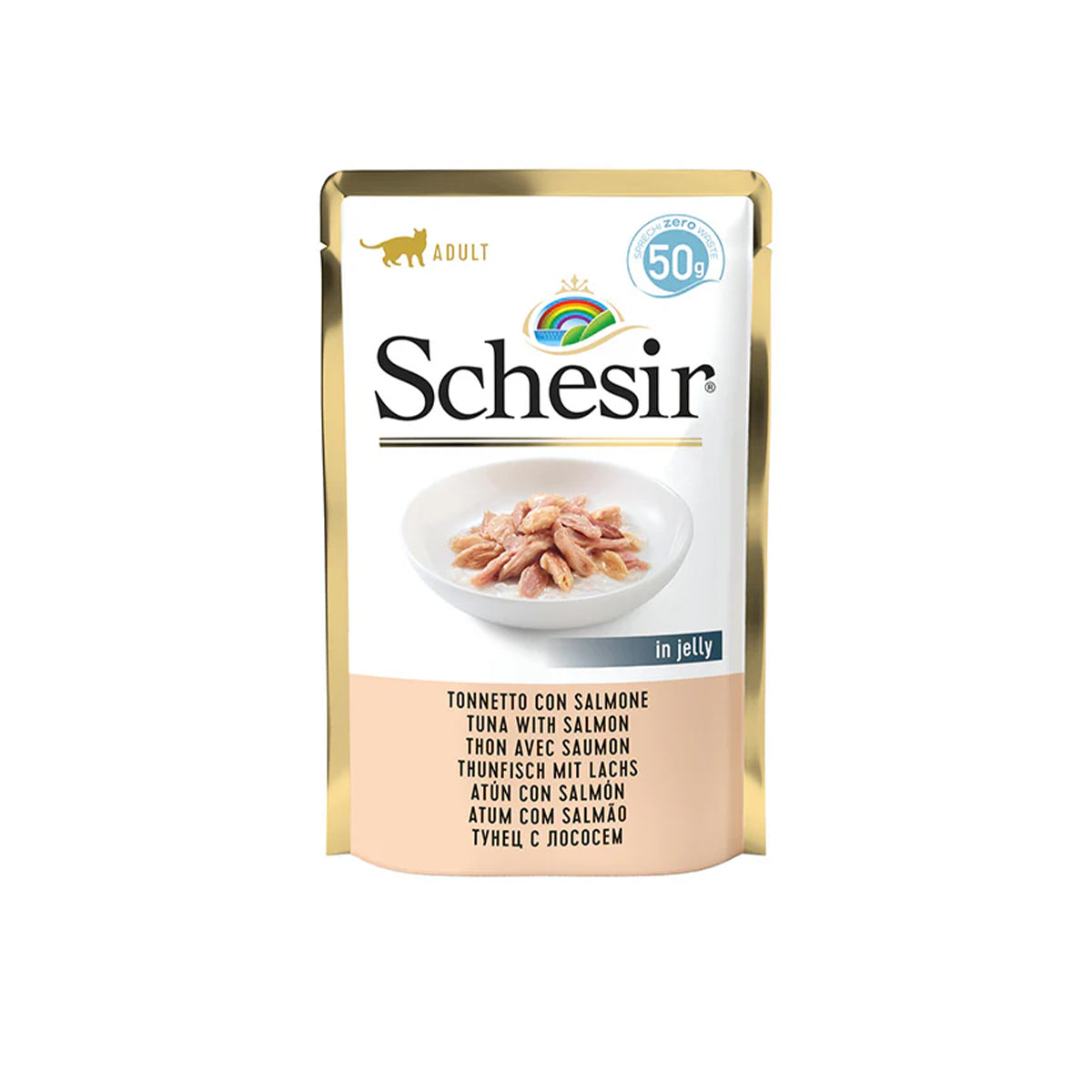 SACHETS SCHESIR CHAT 50G THON ET SAUMON