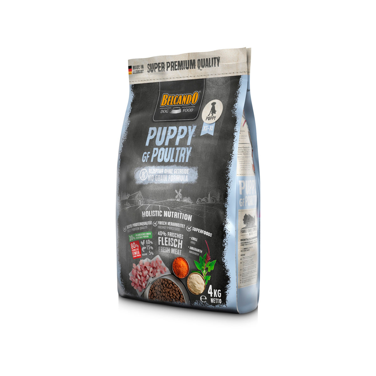 PUPPY GF POULTRY 4 KG BELCANDO