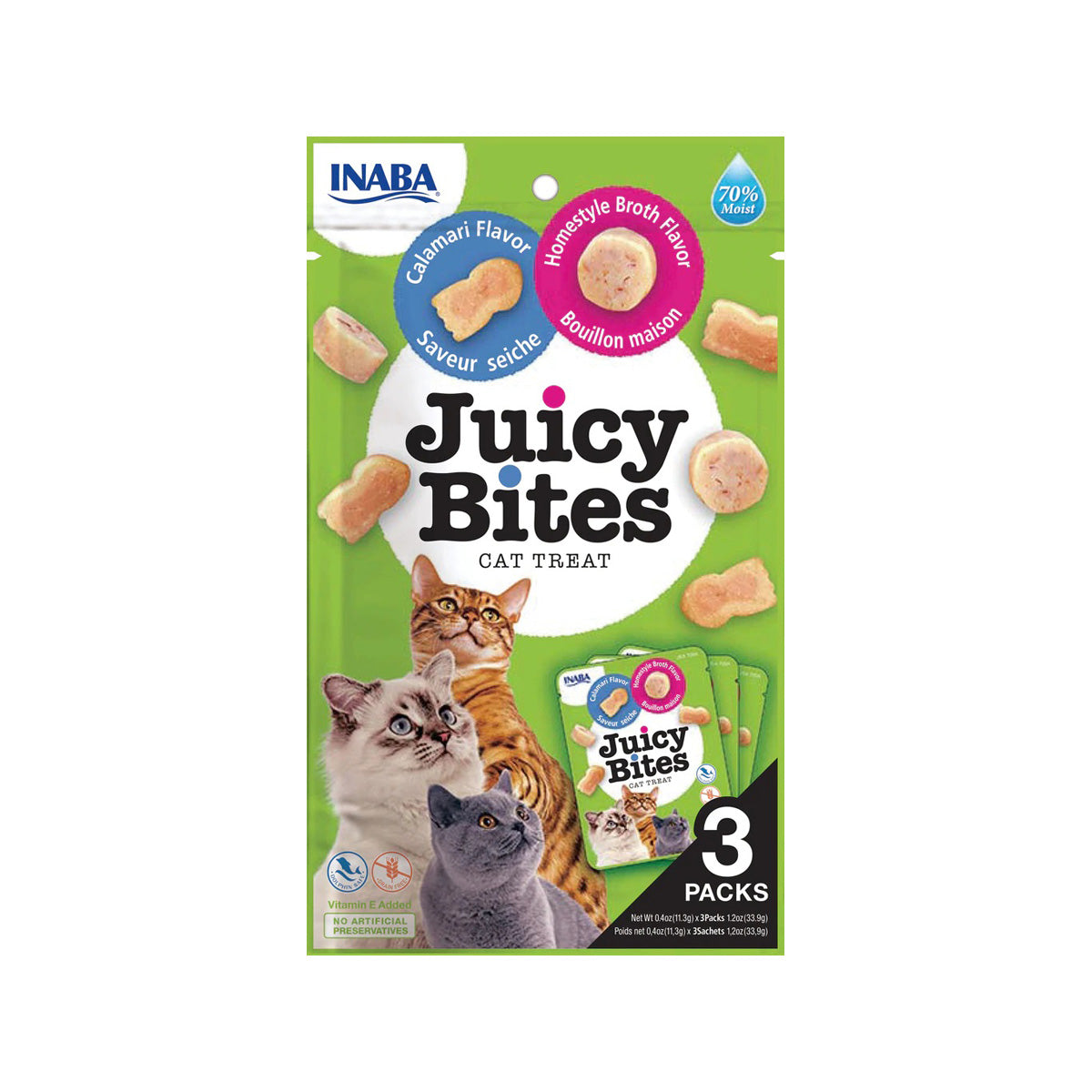 SACHETS JUICY BITES CALAMAR ET BOUILLON MAISON