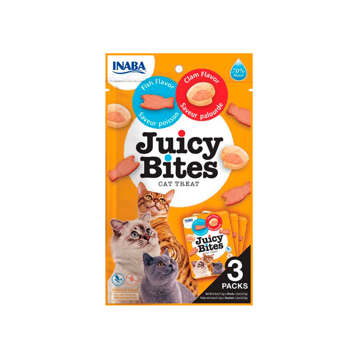 JUICY BITES FISCH UND VENUSMUSCHELN