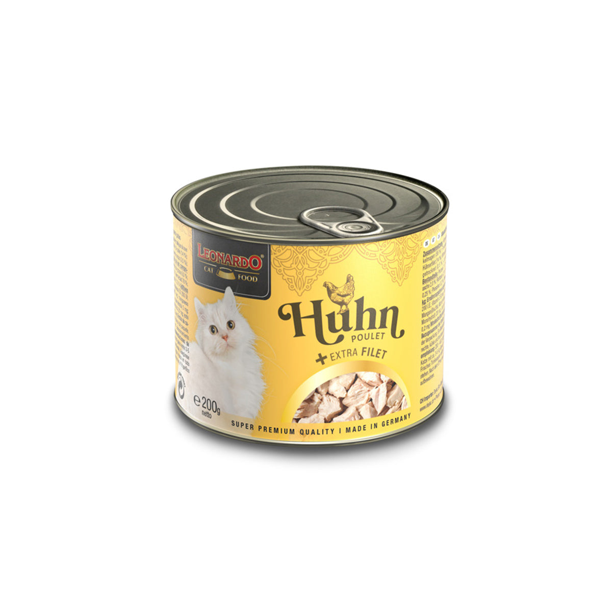 DOSEN LEONARDO HUHN + EXTRA FILET 200 G