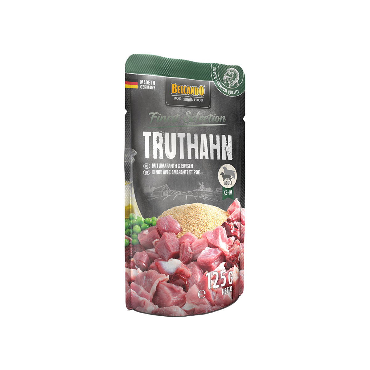 BEUTEL BELCANDO TRUTHAHN MIT AMARANTH & ERBSEN 125G NEW