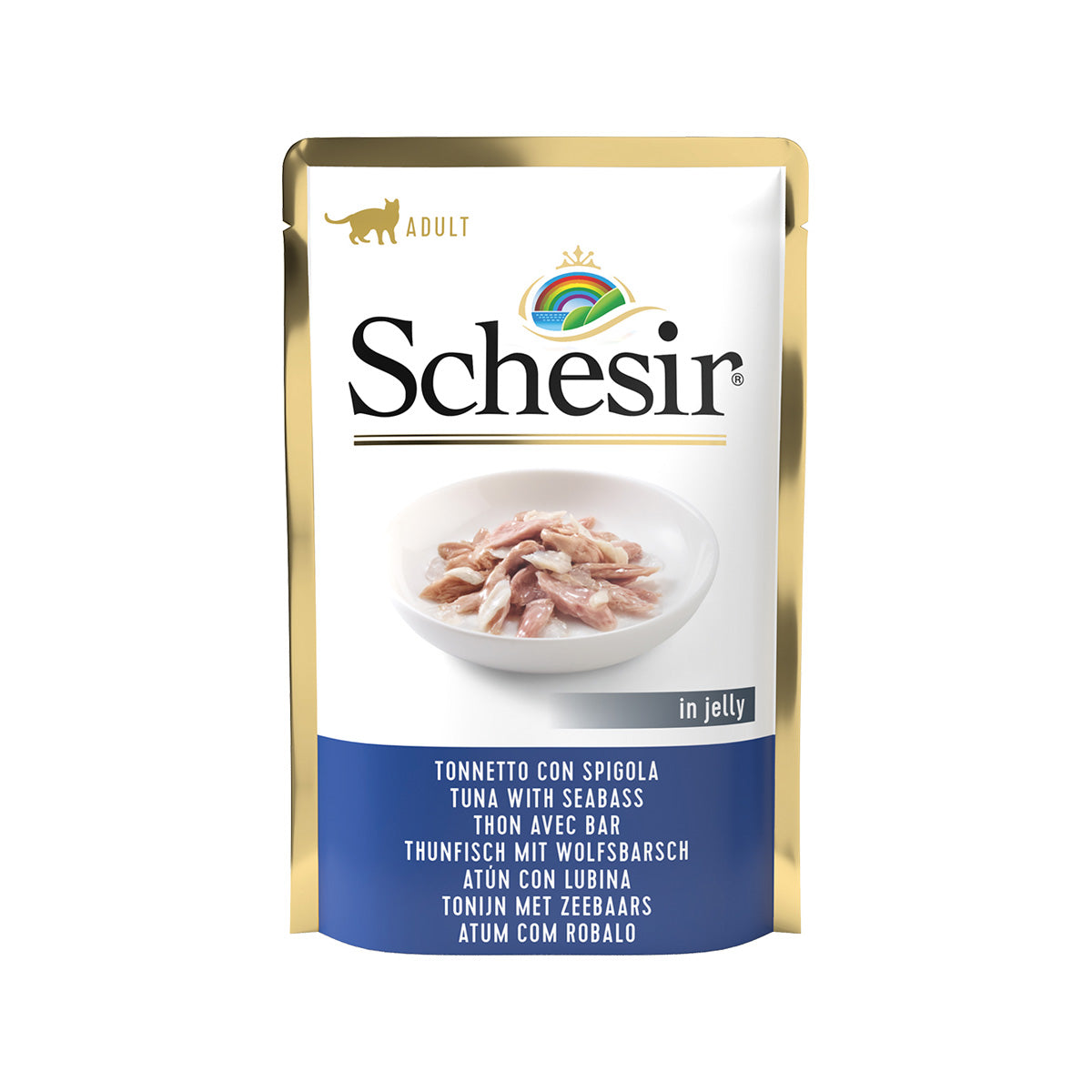 SCHESIR 85 G BEUTEL THUNFISCH & WOLFSBARSCH