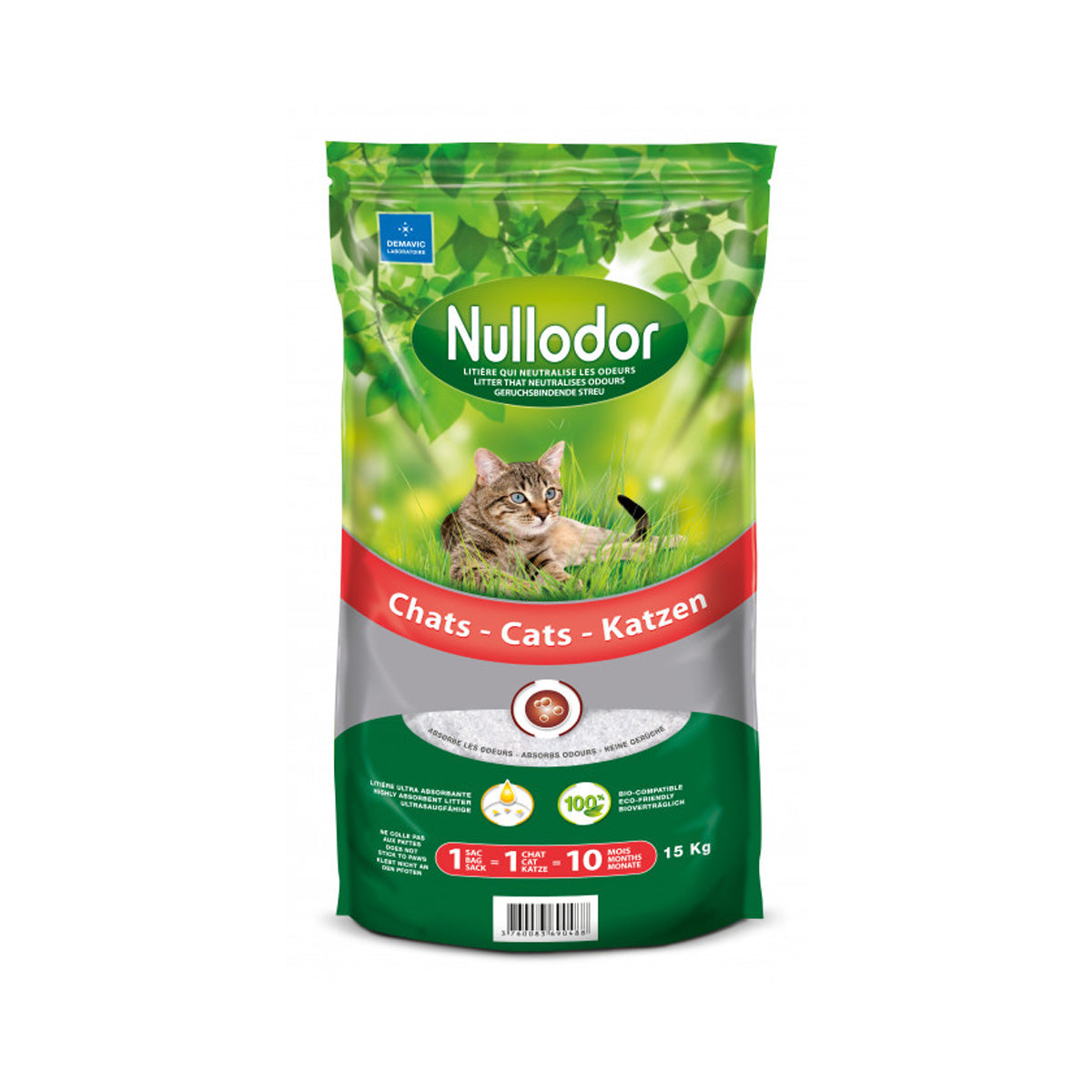 Geruchsneutraler Katzenstreu, 15 kg