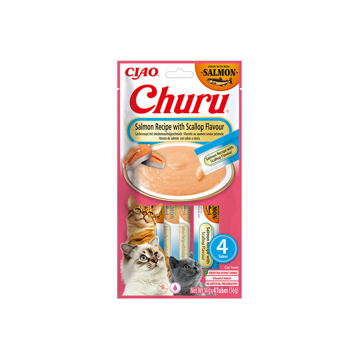CHURU PUREE LUXURY SALMON - SAUMON ET PETONCLE