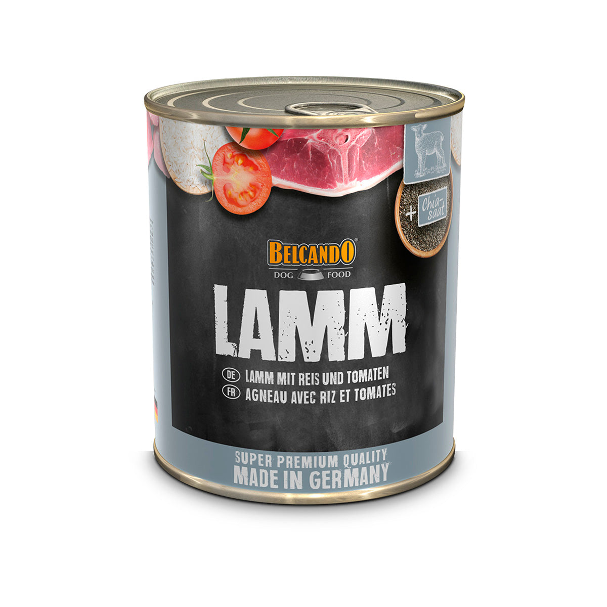 DOSE BELCANDO 800 G LAMM MIT REIS UND TOMATE