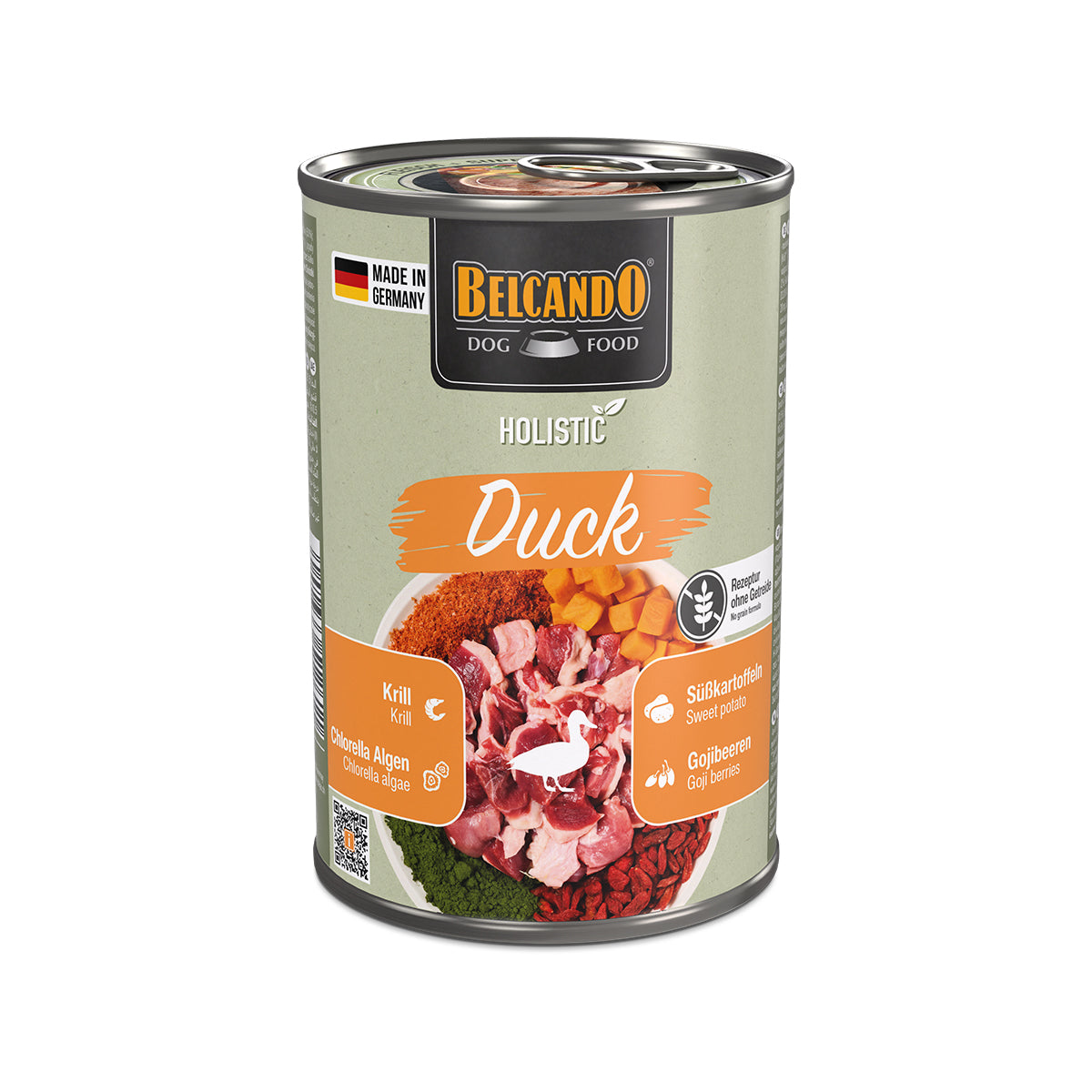 BOITE BELCANDO 400 G HOLISTIC CANARD