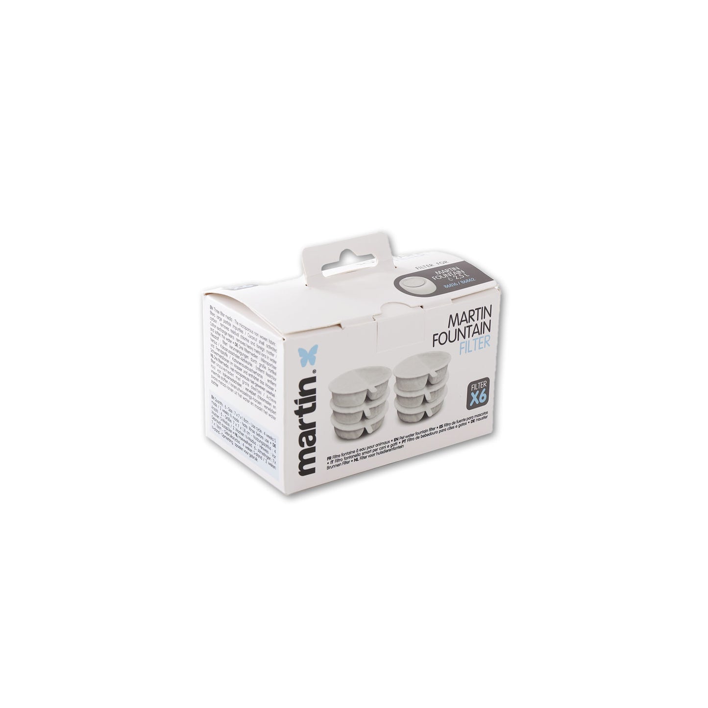 UNIVERSALFILTER FÜR MS SMART FOUNTAIN 2,5 L - PACKUNG MIT 6 STÜCK