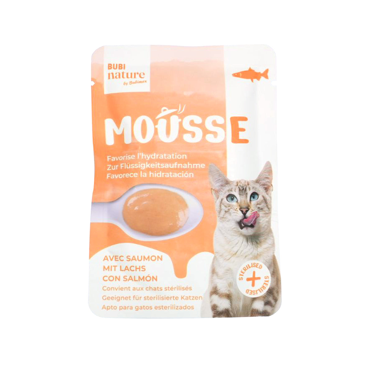 BUBI NATURE MOUSSE AU SAUMON 12 X 50G