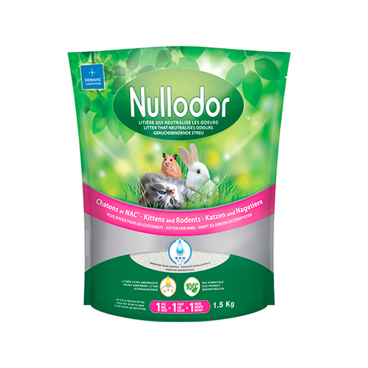 NULLODOR KITTEN & NAGETIERE 1.5 KG