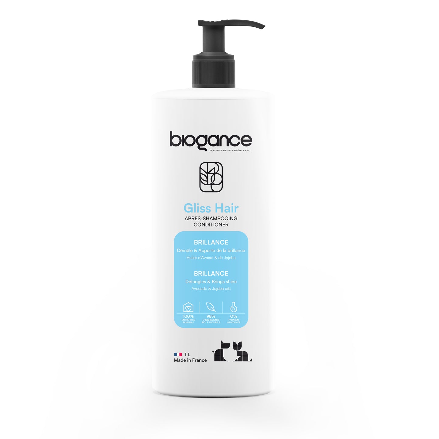 BIOGANCE APRES SHAMPOOING BRILLIANCE 1 L