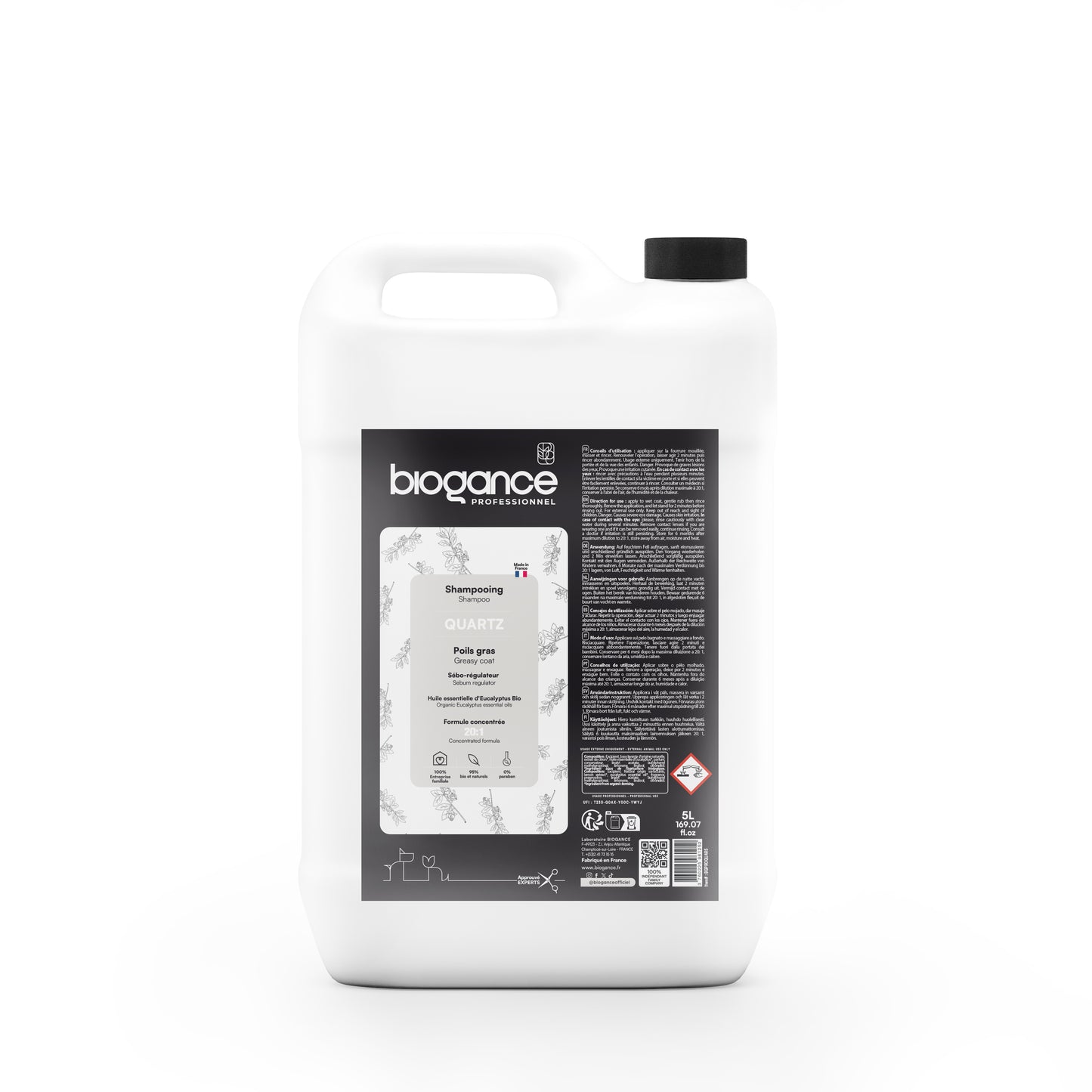 QUARTZ ENTFETTUNG SHAMPOO BIOGANCE 20 L