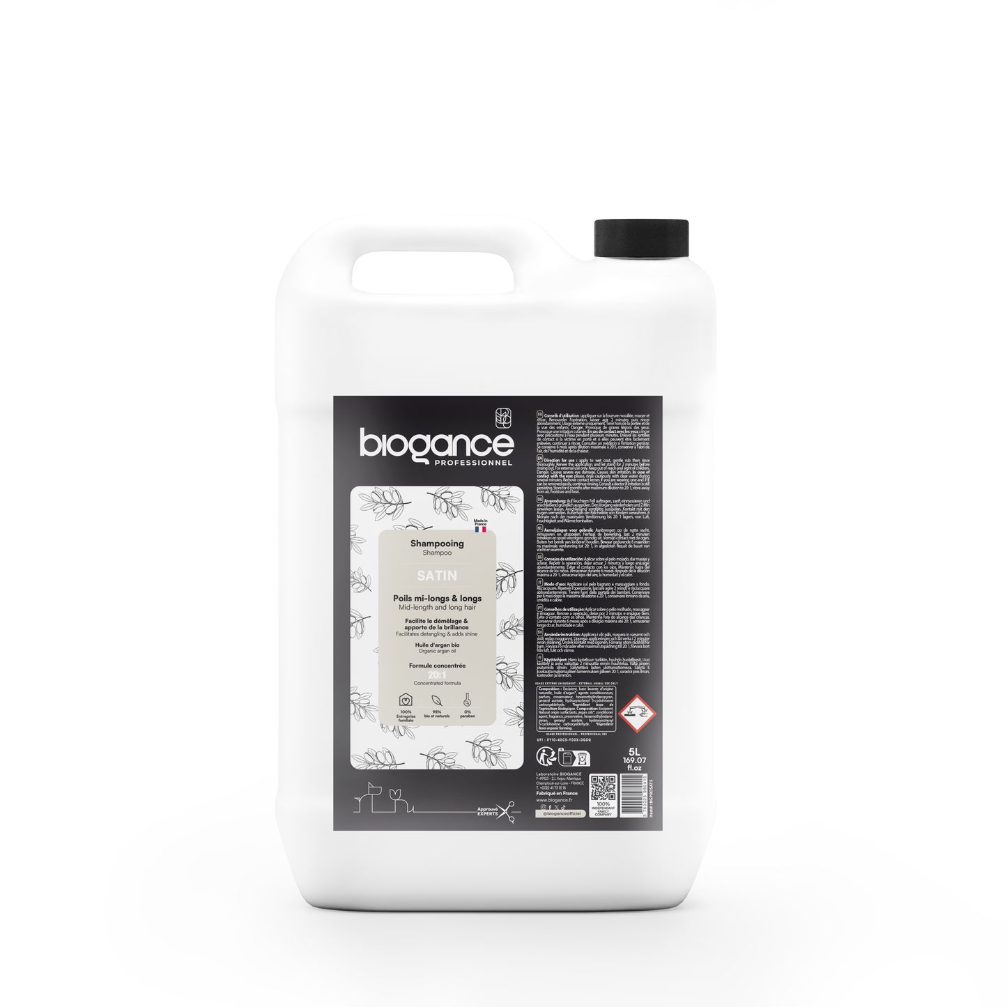 BIOGANCE PRO 5 L SATIN (SH. POILS LONGS)