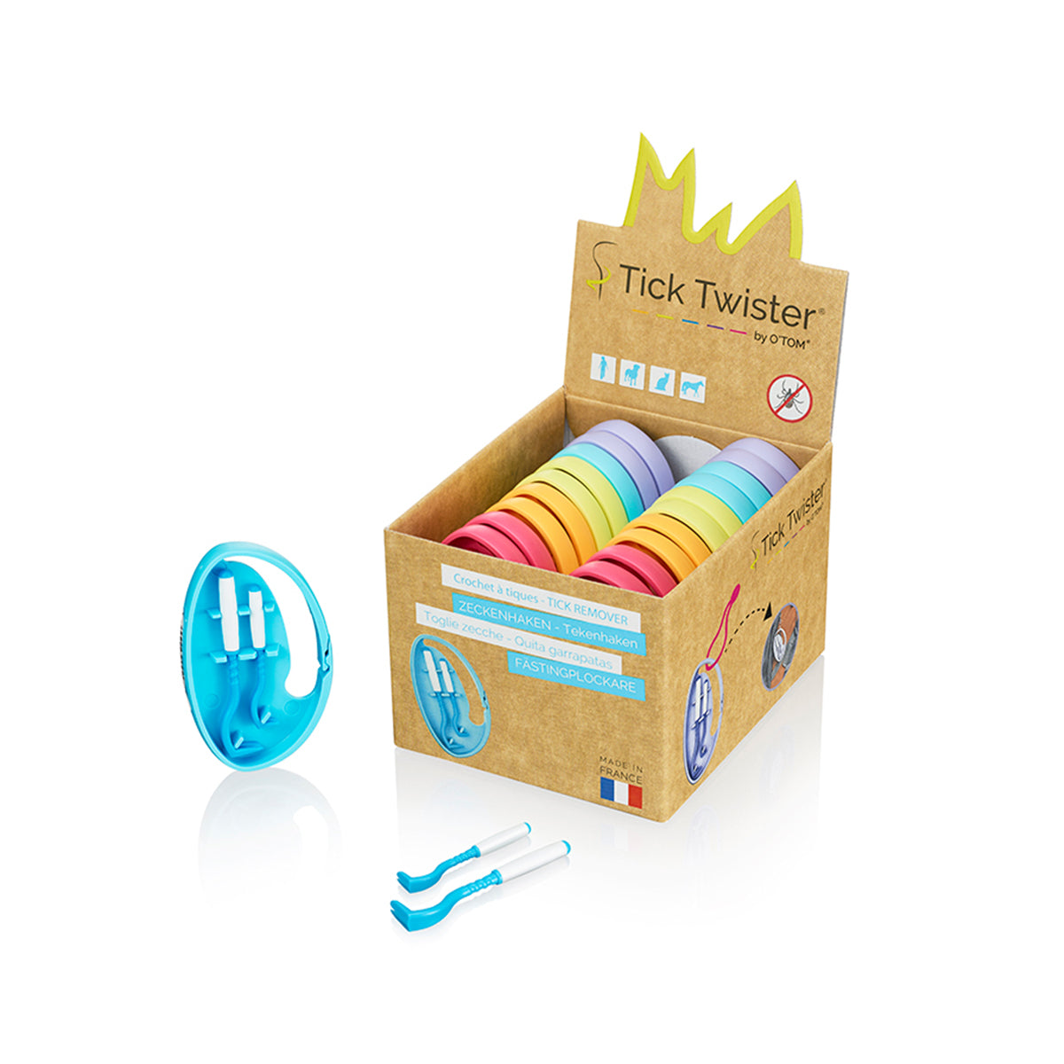 CLIP BOX, TICK TWISTER O'TOM
