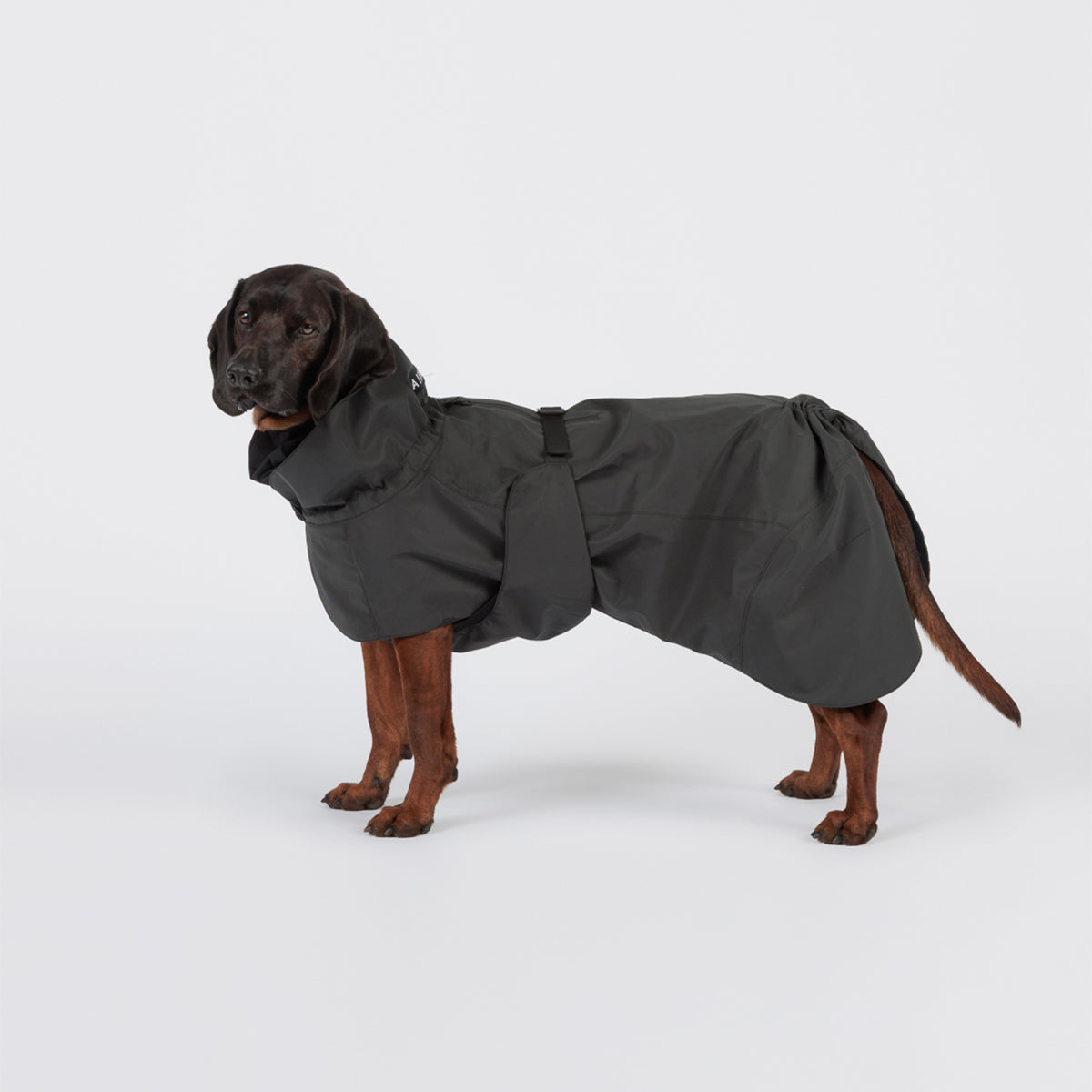 PAIKKA REGENMANTEL VISIBILITY SEAWOOL DARK 90