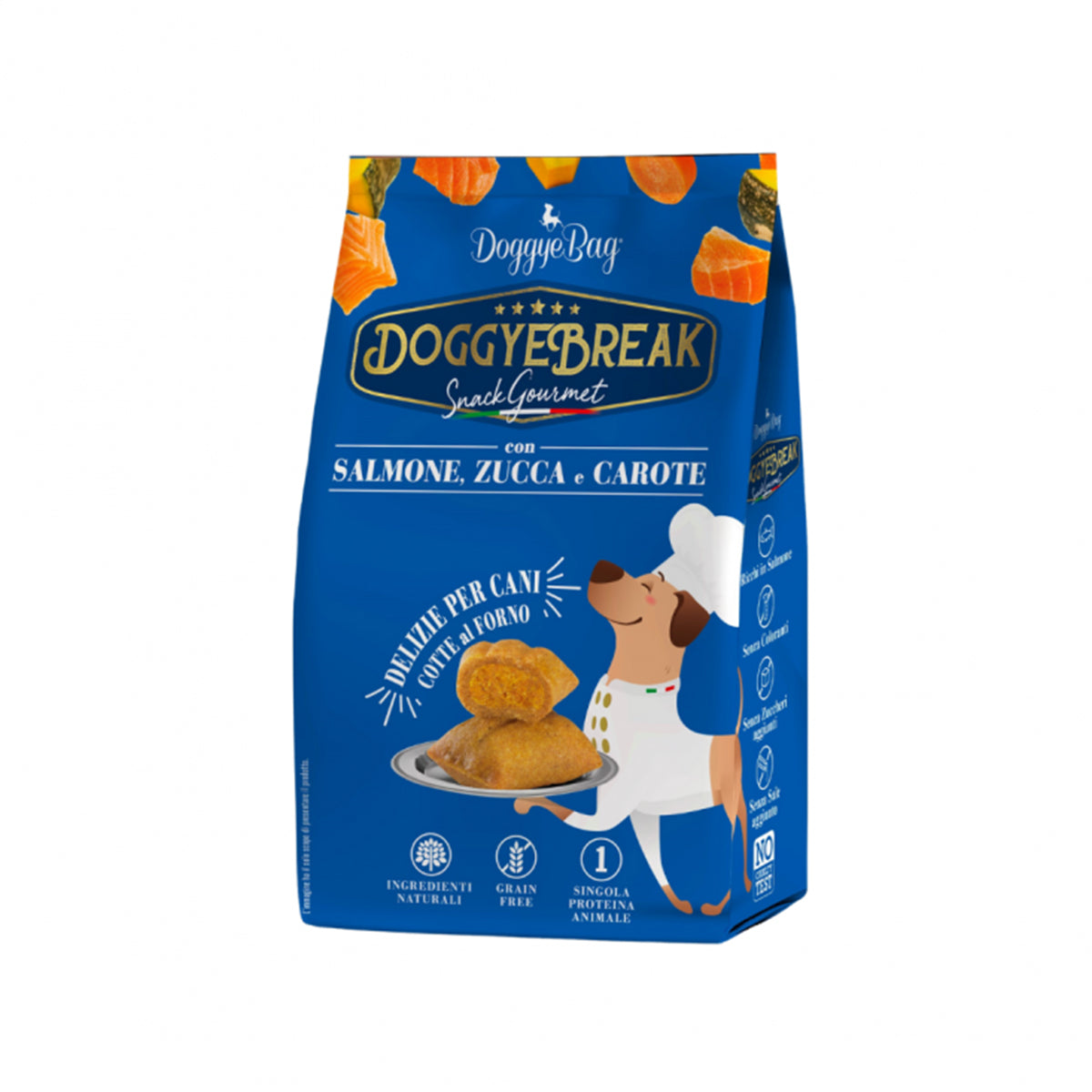 DOGGYEBAG DOGGYEBREAK AU SAUMON ET CAROTTE 180 g
