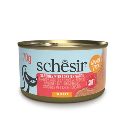 SCHESIR BOITE 70 G PATE DE SARDINES EN SAUCE AU HOMARD