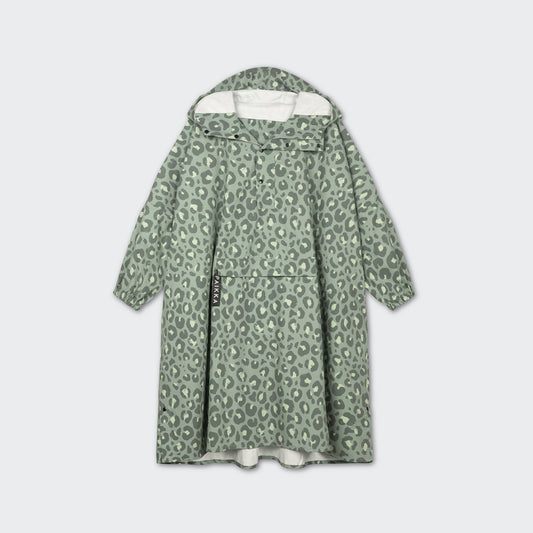 PAIKKA PONCHO HUMAN VERT LEOPARD