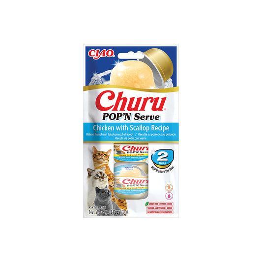 CHURU POP'N SERVE POULET ET PETONCLE