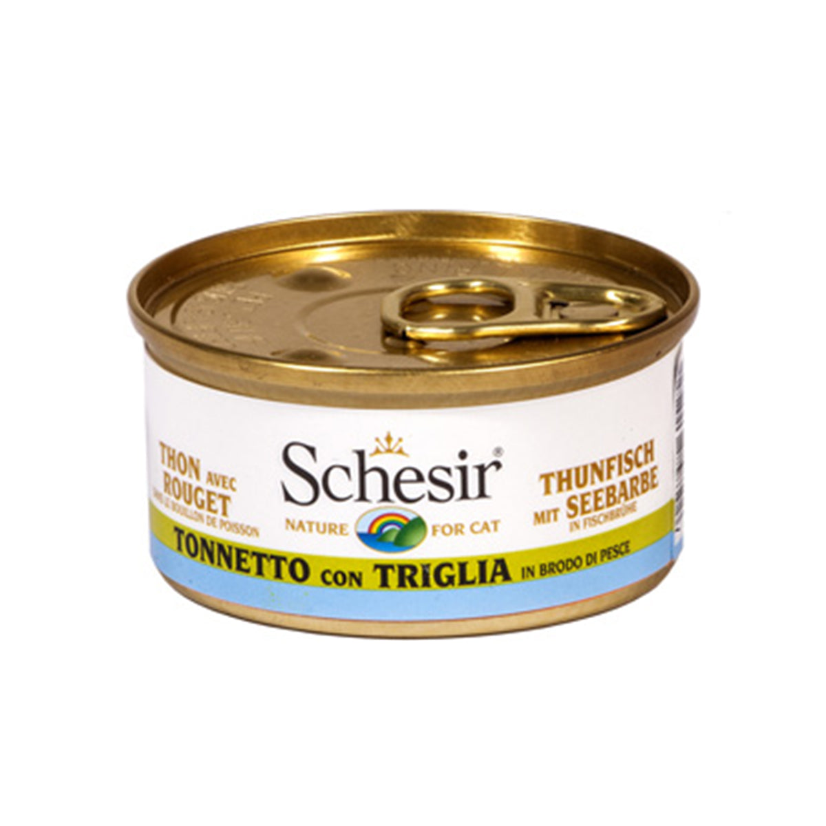 BOITES SCHESIR CHAT 70G BOUILLON THON ET ROUGET