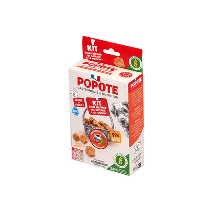 POPOTE CHICKEN HUNDE-LECKERHALS-KIT OHNE KORN 200G