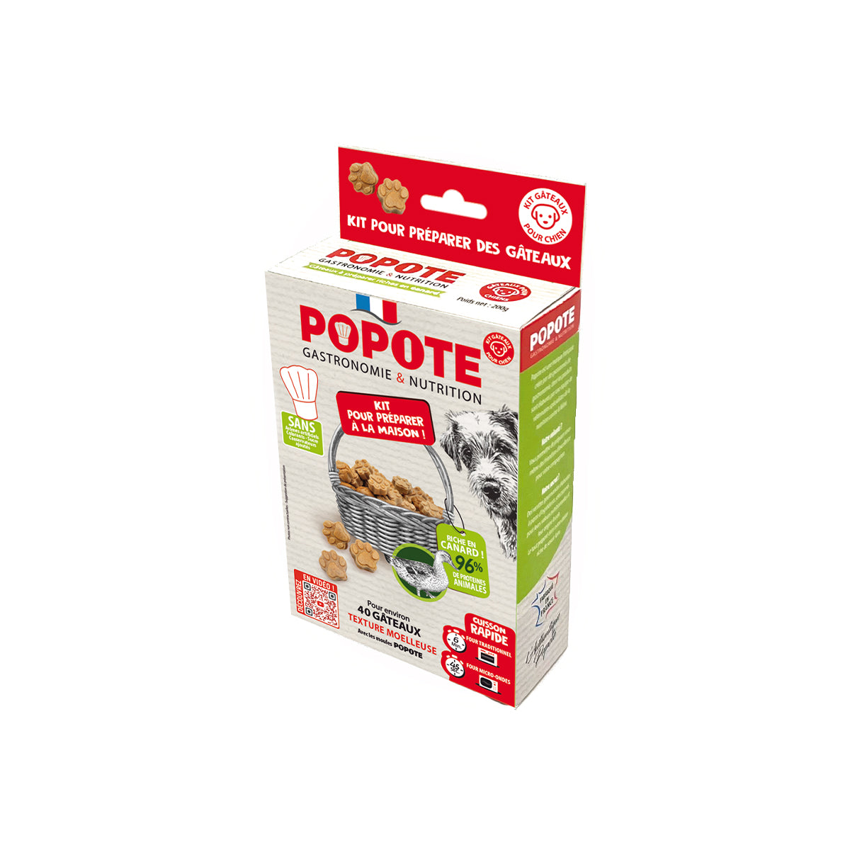 POPOTE HUNDE-ENTE-LECKEREI-KIT 200G