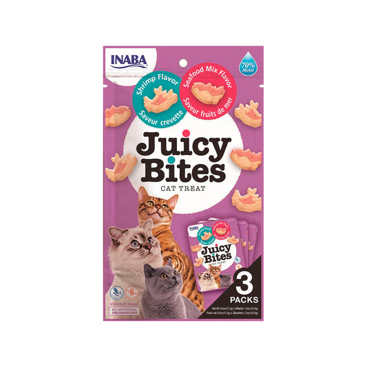 SACHETS JUICY BITES CREVETTES ET FRUITS DE MER