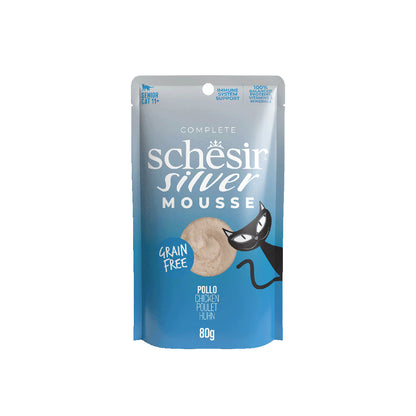 SCHESIR SILVER MOUSSE SACHET 80G POULET