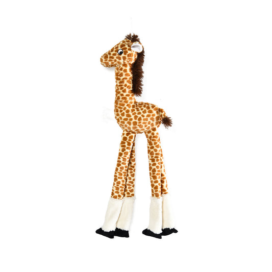 PELUCHE XXL GIRAFE AVEC SQUEAKER - 87CM